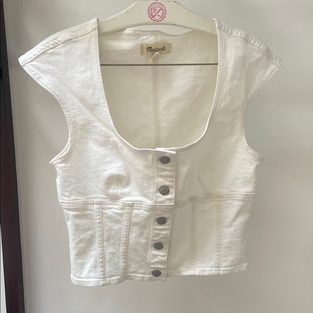 Madewell Denim Crop Top